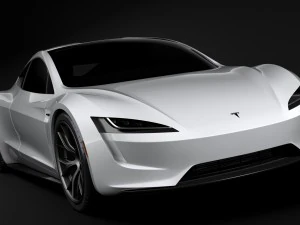 tesla coupe 2020 3D Model