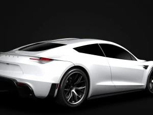 tesla coupe 2020 3D Model