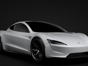 tesla coupe 2020 3D Model