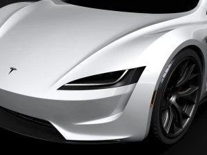 tesla coupe 2020 3D Model