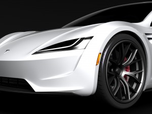 tesla coupe 2020 3D Model