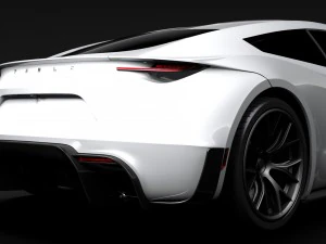tesla coupe 2020 3D Model