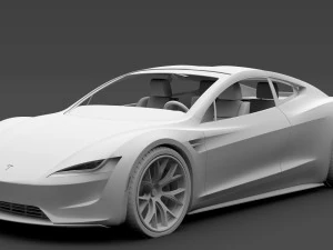 tesla coupe 2020 3D Model