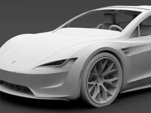 tesla coupe 2020 3D Model