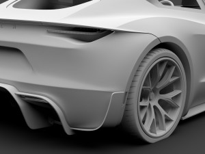 tesla coupe 2020 3D Model