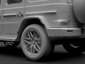 mercedes amg g 63 edition 1 w464 2019 3D Model