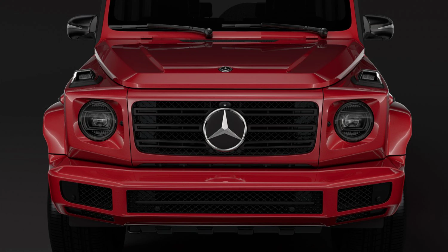 mercedes benz g 500 night packet w464 2018 3D Model .c4d .max .obj .3ds .fbx .stl .blend 