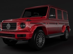 mercedes benz g 500 night packet w464 2018 3D 모델