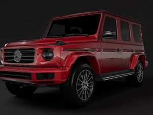 mercedes benz g 500 night packet w464 2018 3D Model