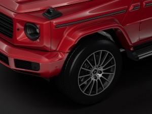 mercedes benz g 500 night packet w464 2018 3D 모델