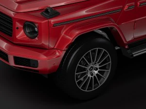 mercedes benz g 500 night packet w464 2018 3D Model