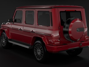 mercedes benz g 500 night packet w464 2018 3D 모델