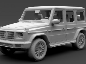 mercedes benz g 500 night packet w464 2018 3D 모델