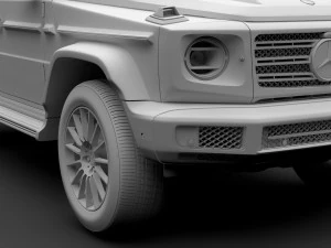 mercedes benz g 500 night packet w464 2018 3D Model