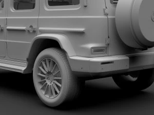 mercedes benz g 500 night packet w464 2018 3D Model