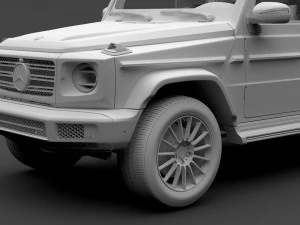 mercedes benz g 500 night packet w464 2018 3D Model