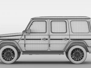 mercedes benz g 500 night packet w464 2018 3D Model