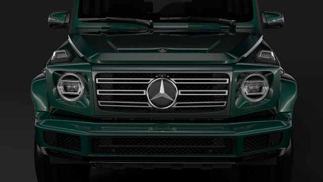 mercedes-benz g 550 w464 2018 Model 3D .c4d .max .obj .3ds .fbx .stl .blend 