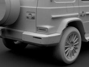 mercedes-benz g 550 w464 2018 Model 3D