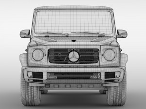 mercedes-benz g 550 w464 2018 Model 3D