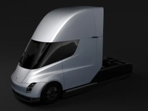 tesla semi 2-osiowa 2018 Model 3D