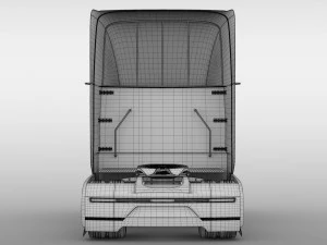 tesla semi 2-osiowa 2018 Model 3D