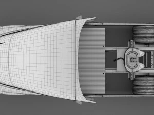 tesla semi 2-osiowa 2018 Model 3D