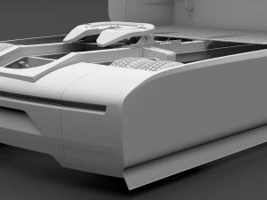 tesla semi 2-osiowa 2018 Model 3D