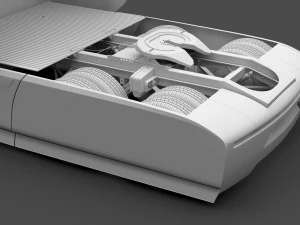 tesla semi 3axis 2018 3D Model