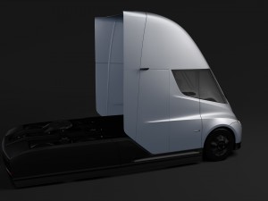 tesla semi 3axis 2018 3D Model