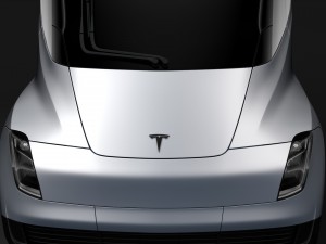 tesla semi 3axis 2018 3D Model