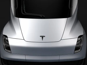 tesla semi 3axis 2018 3D Model