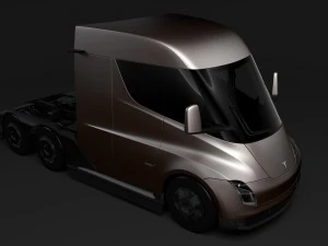 tesla semi lr 2018 3D Model