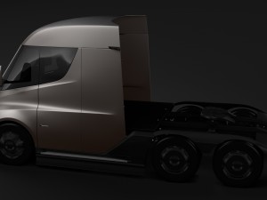 tesla semi lr 2018 3D Model