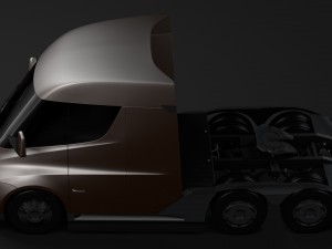 tesla semi lr 2018 3D Model