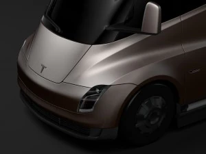 tesla semi lr 2018 3D Model