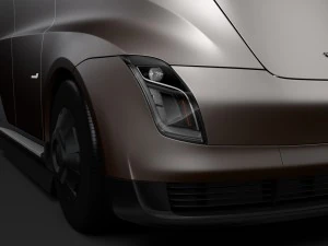 tesla semi lr 2018 3D Model