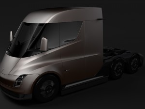 tesla semi lr 2018 3D Model