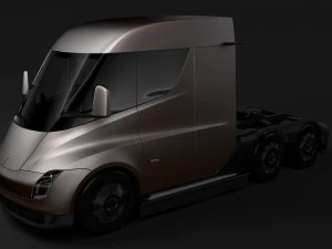 tesla semi lr 2018 3D Model