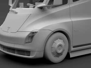 tesla semi lr 2018 3D Model