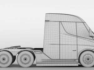 tesla semi lr 2018 3D Model