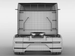 tesla semi lr 2018 3D Model
