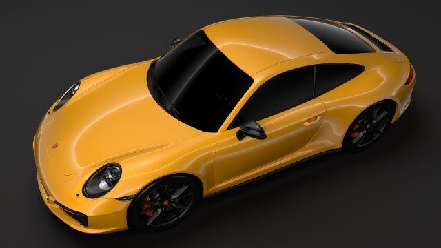 porsche 911 carrera t coupe 991 2018 Modelo 3D .c4d .max .obj .3ds .fbx .stl .blend 