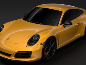 porsche 911 carrera t coupe 991 2018 Modelo 3D