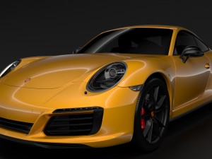 porsche 911 carrera t coupe 991 2018 Modelo 3D