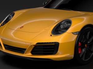 porsche 911 carrera t coupe 991 2018 Modelo 3D