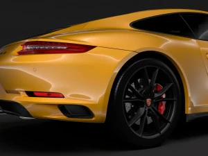 porsche 911 carrera t coupe 991 2018 3D Model