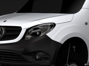 mercedes benz citan van ski 2018 3D Модель
