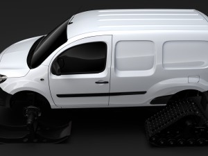 mercedes benz citan van ski 2018 3D Модель