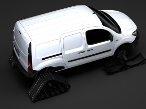 mercedes benz citan van ski 2018 3D Модель